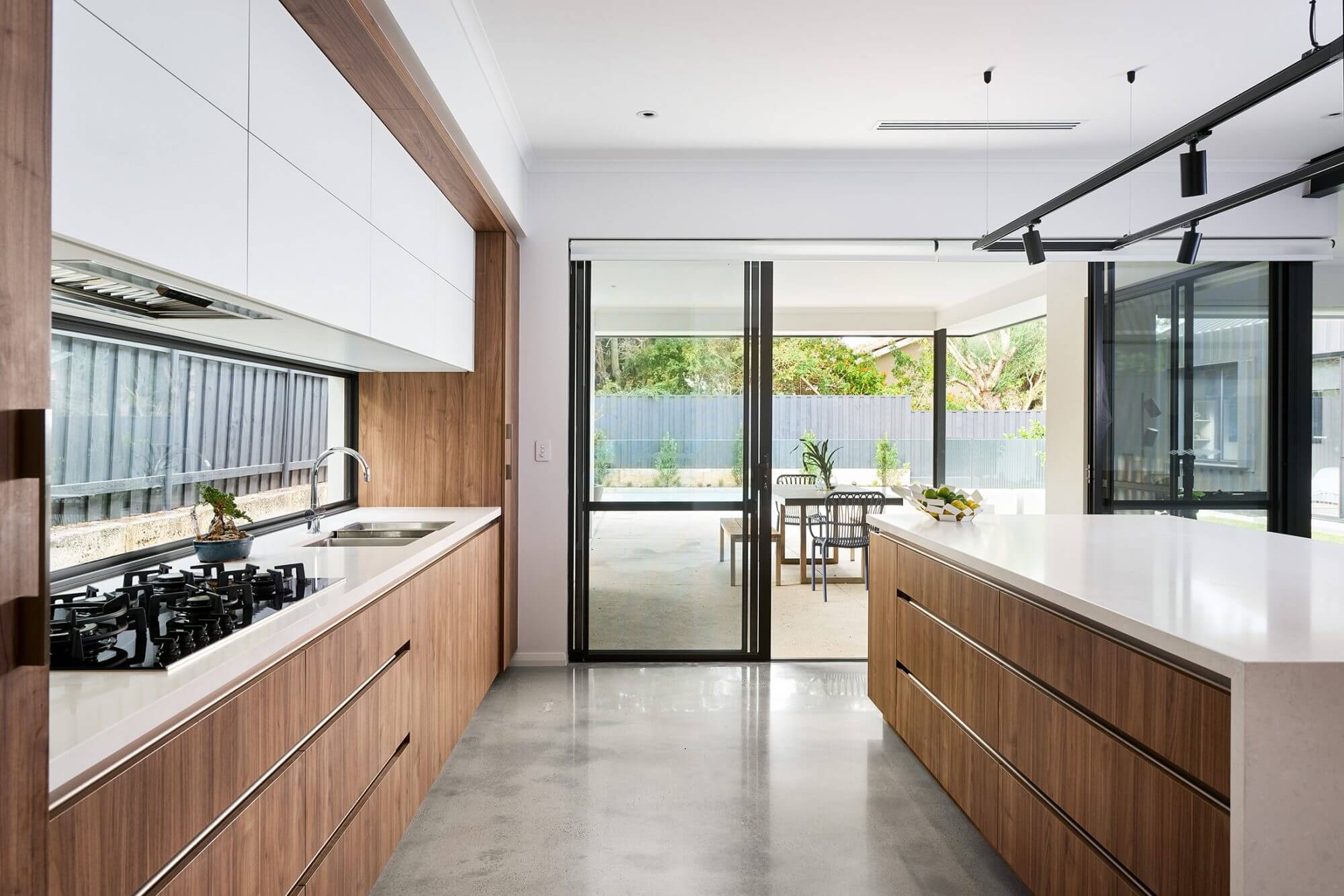 spacious and social kitchen
